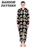 Custom Adult Onesie Pajamas | Personalized Face On Jumpsuit Pajamas Onesie Jumpsuit Zen and Zestful