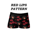 Custom Boxer Briefs | Personalized Special Love Hearts / Lips Boxers Boxer Briefs Zen and Zestful