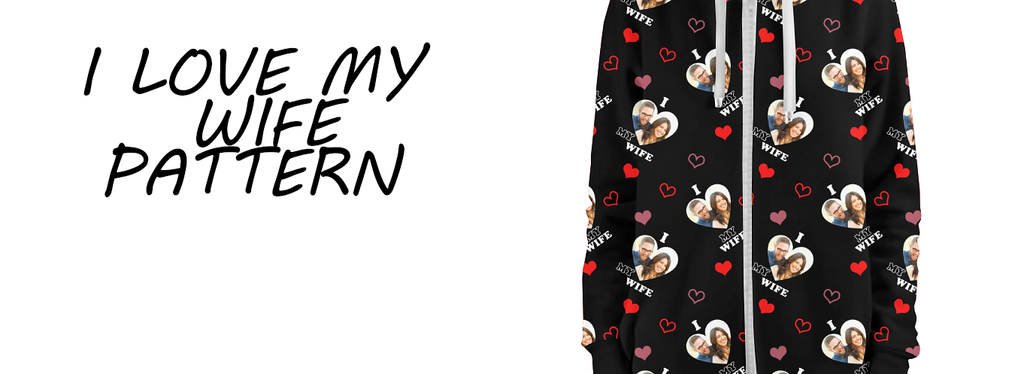 Custom Adult Onesie Pajamas | Personalized Face On I Love My Girlfriend, Wife, Husband, Boyfriend, Dog Jumpsuit Pajamas